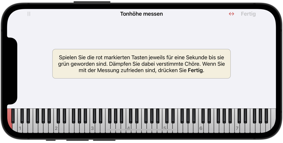 Vermessen einer statischen Stimmung